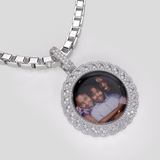 Emerald Cut Memory Pendant – Past Project by Speak Easy Co