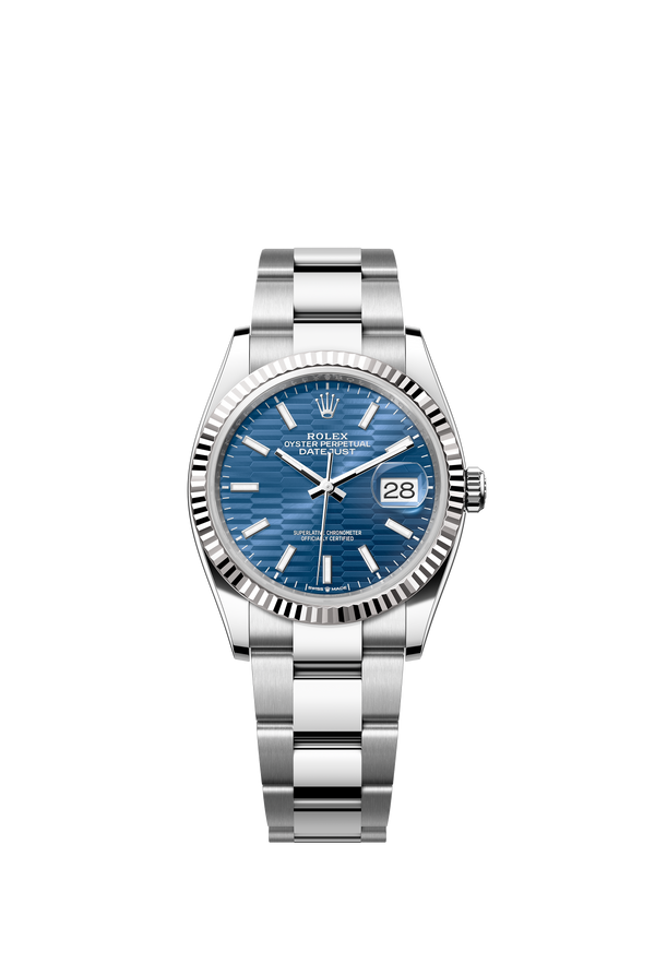 126234 Blue Fluted Datejust