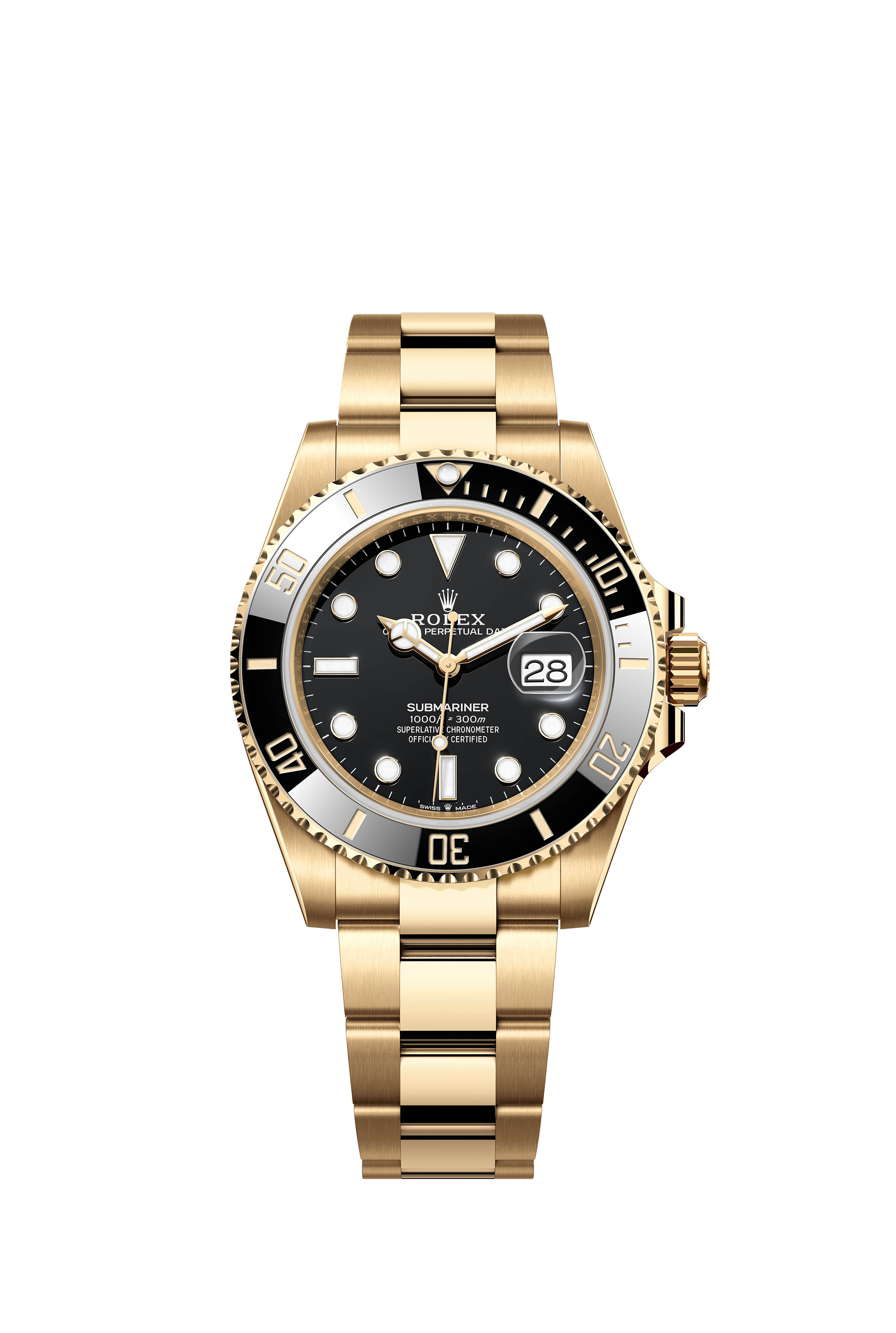 Rolex 126618LN Submariner Date Yellow Gold Black Dial