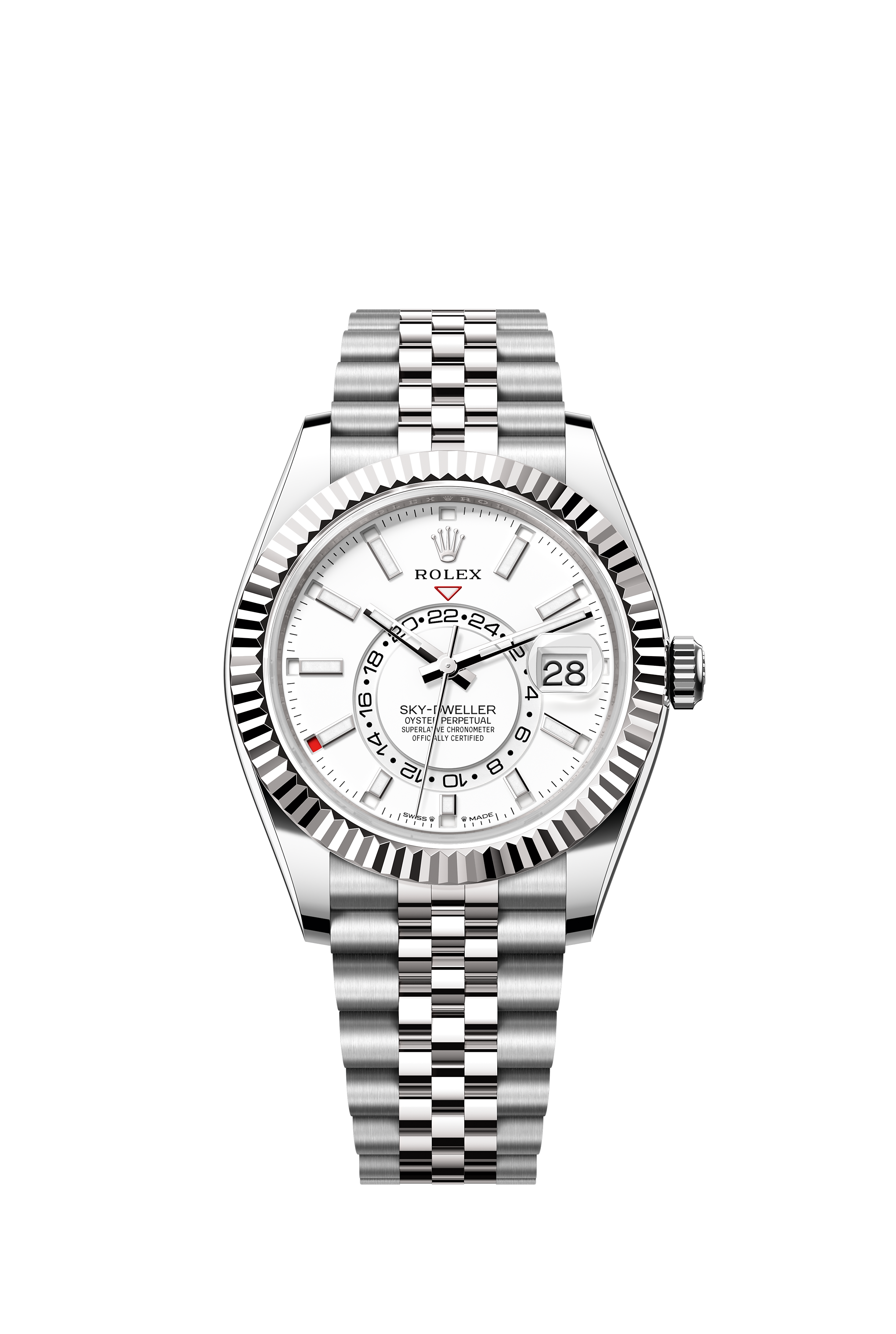 Rolex 336934 Sky-Dweller White Rolesor Intense White Dial Jubilee