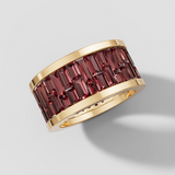 Staggered Baguette Band - Speak Easy Signatures