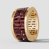 Staggered Baguette Band - Speak Easy Signatures