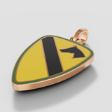1st Cavalry Division Pendant - Speak Easy Co "HonorCrest"