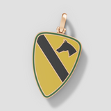 1st Cavalry Division Pendant - Speak Easy Co "HonorCrest"
