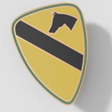 1st Cavalry Division Pendant - Speak Easy Co "HonorCrest"