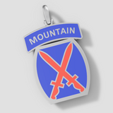 10th Mountain Division Pendant - Speak Easy Co "HonorCrest"