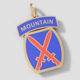 10th Mountain Division Pendant - Speak Easy Co "HonorCrest"