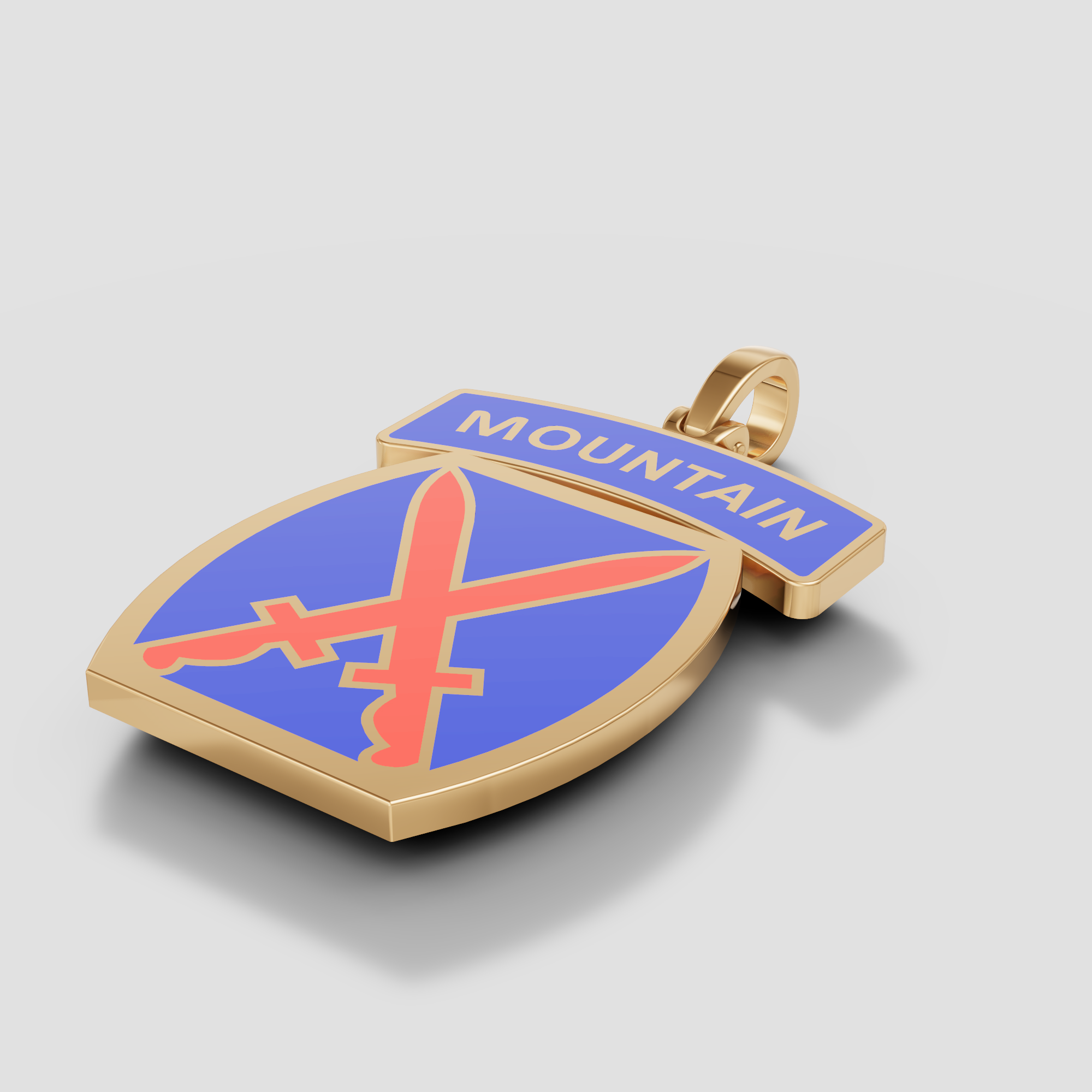 10th Mountain Division Pendant - Speak Easy Co "HonorCrest"