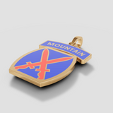 10th Mountain Division Pendant - Speak Easy Co "HonorCrest"