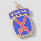 10th Mountain Division Pendant - Speak Easy Co "HonorCrest"