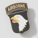 101st Airborne Division Pendant - Speak Easy Co "HonorCrest"