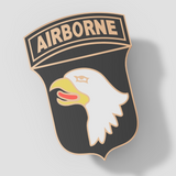 101st Airborne Division Pendant - Speak Easy Co "HonorCrest"