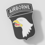 101st Airborne Division Pendant - Speak Easy Co "HonorCrest"