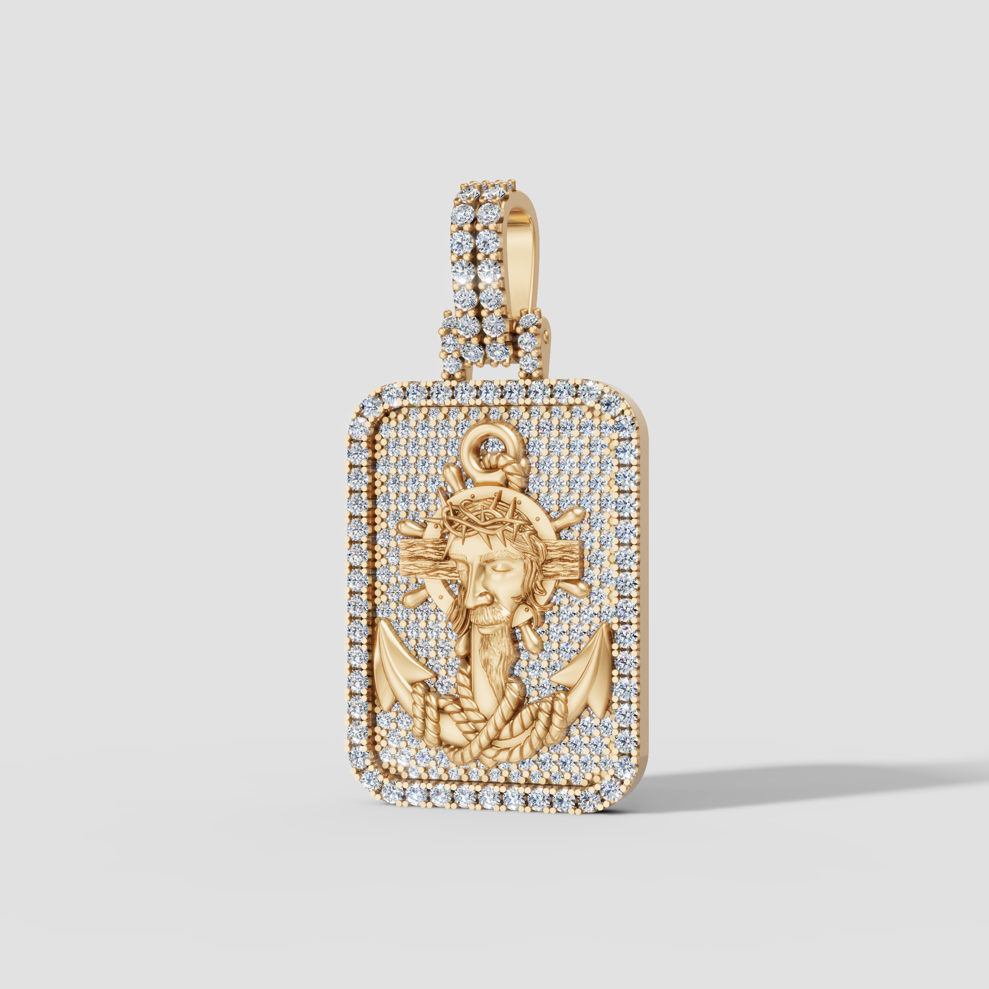 Anchor of Grace Pendant - Past Project By Speak Easy Co
