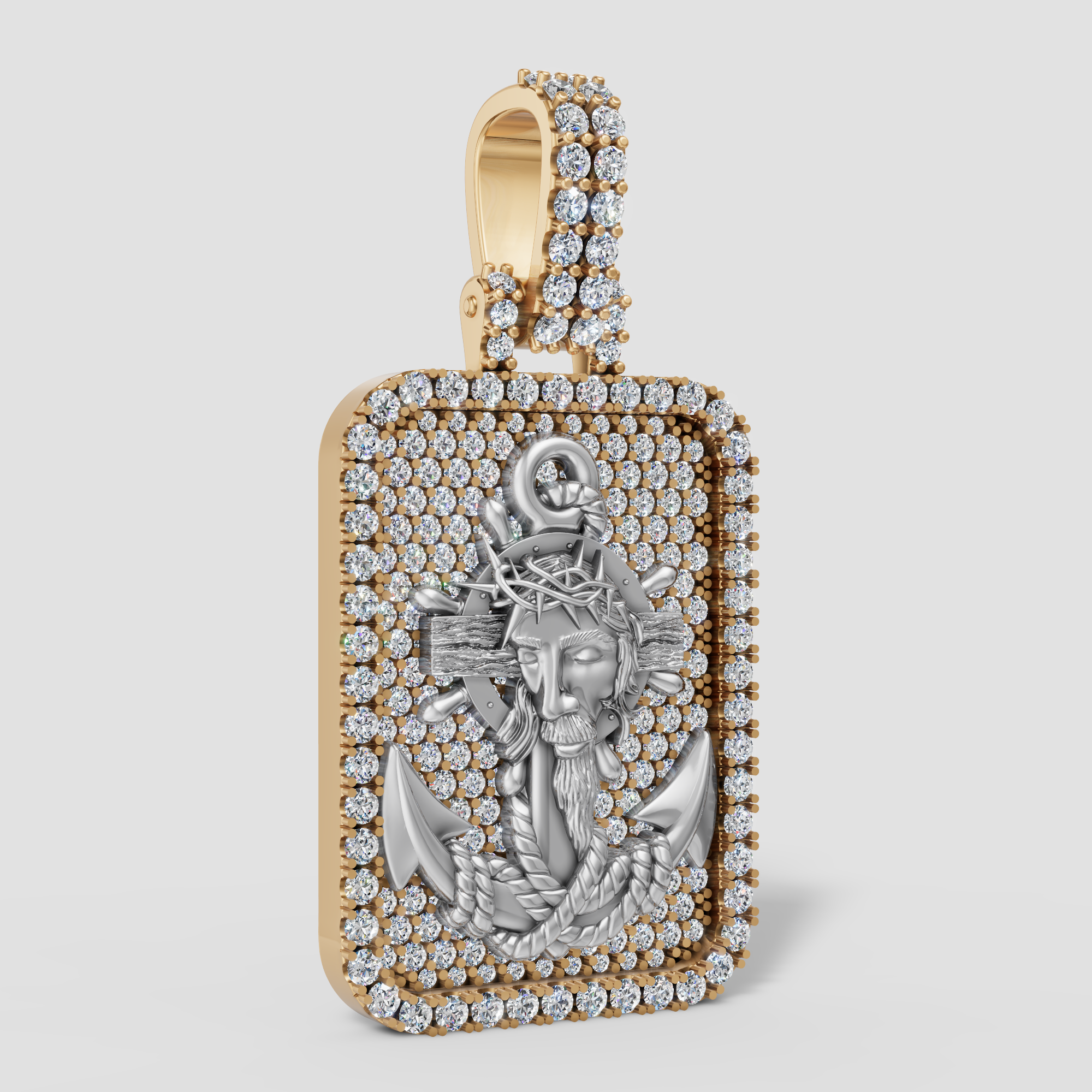 Anchor of Grace Pendant - Past Project By Speak Easy Co