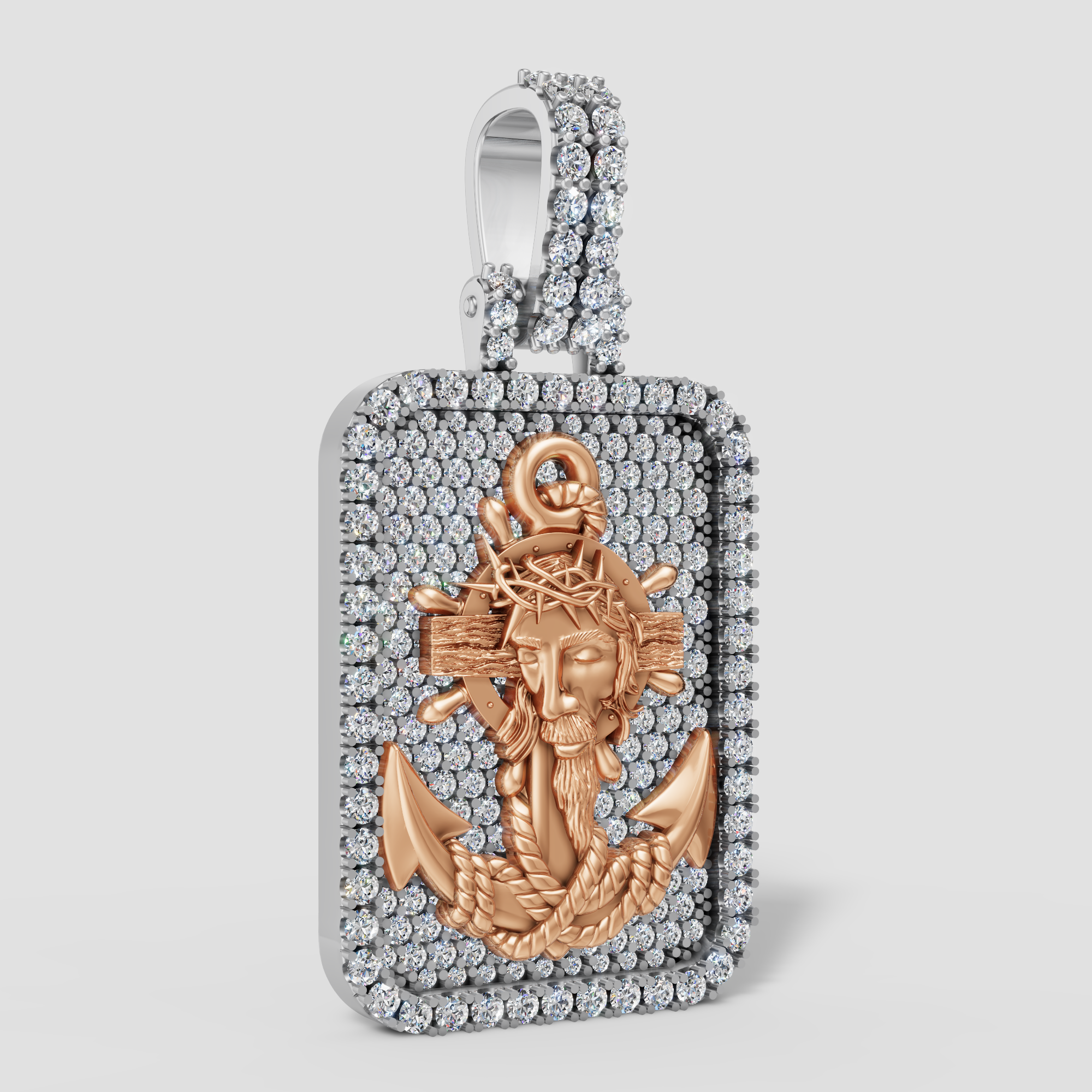 Anchor of Grace Pendant - Past Project By Speak Easy Co