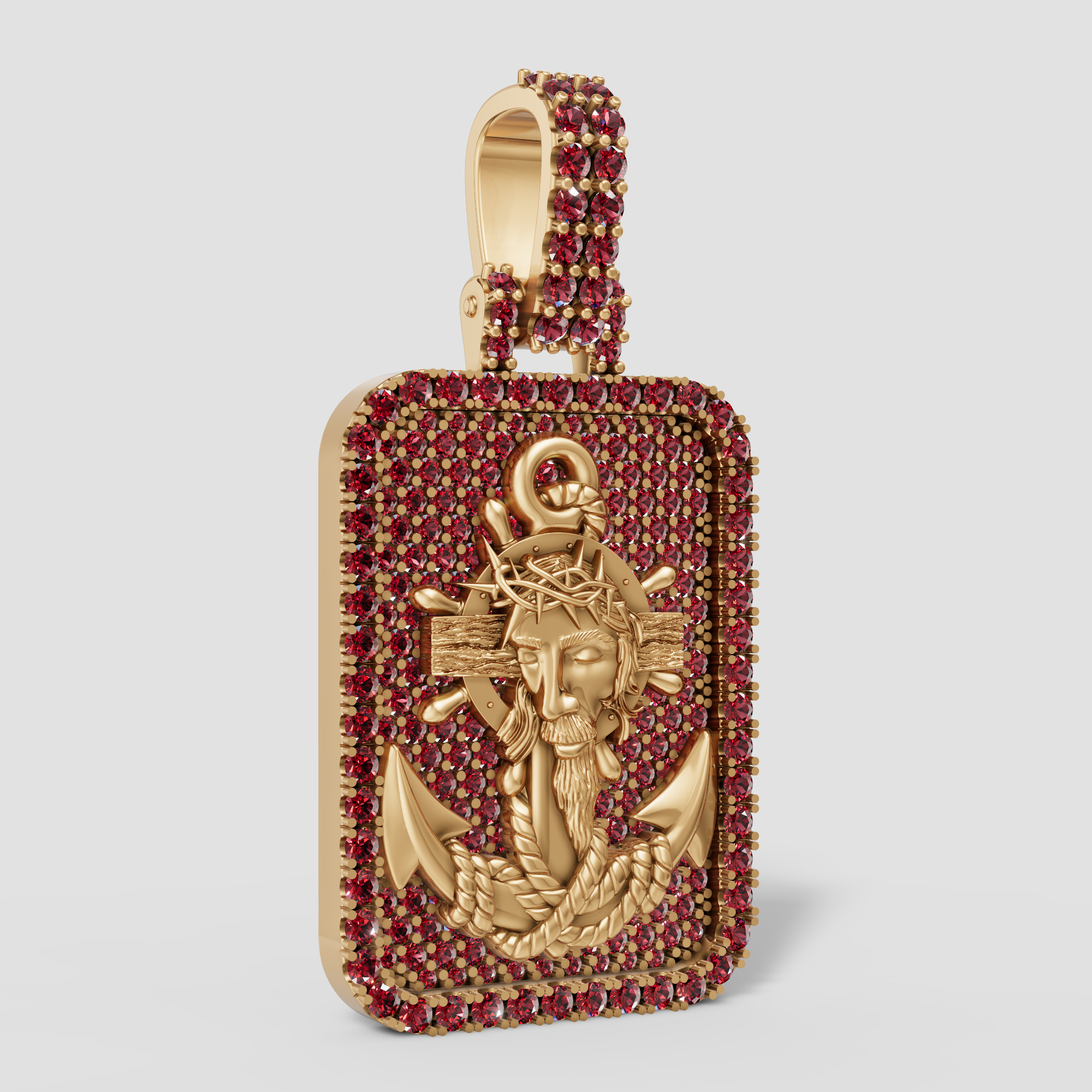Anchor of Grace Pendant - Past Project By Speak Easy Co