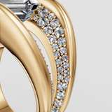 Asscher Arcs Ring - Speak Easy Signatures