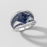 Asscher Arcs Ring - Speak Easy Signatures