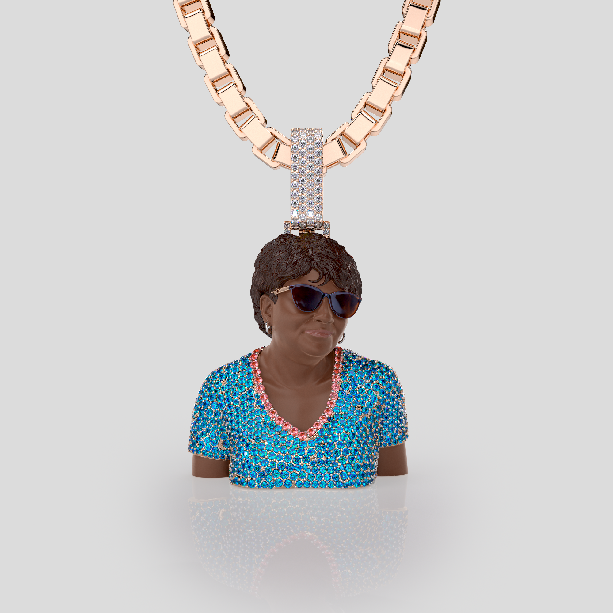Memorial Sculpture Pendant – Past Project by Speak Easy Co
