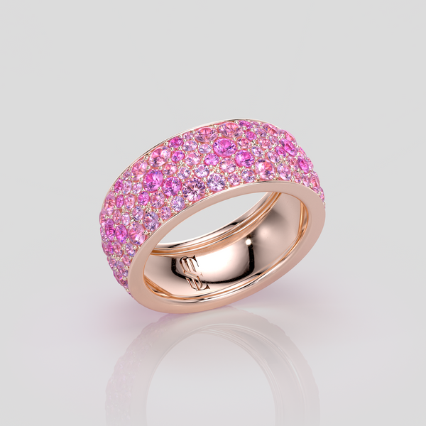 Mosaic Pavé Eternity Band - Speak Easy Signatures