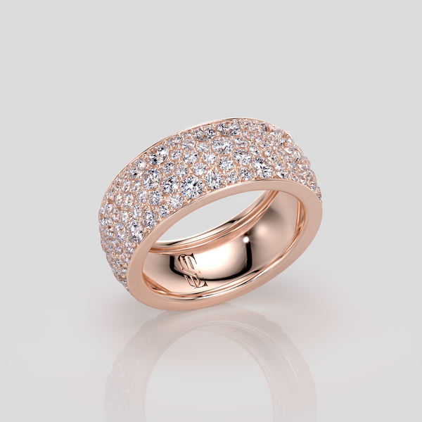 Mosaic Pavé Eternity Band - Speak Easy Signatures