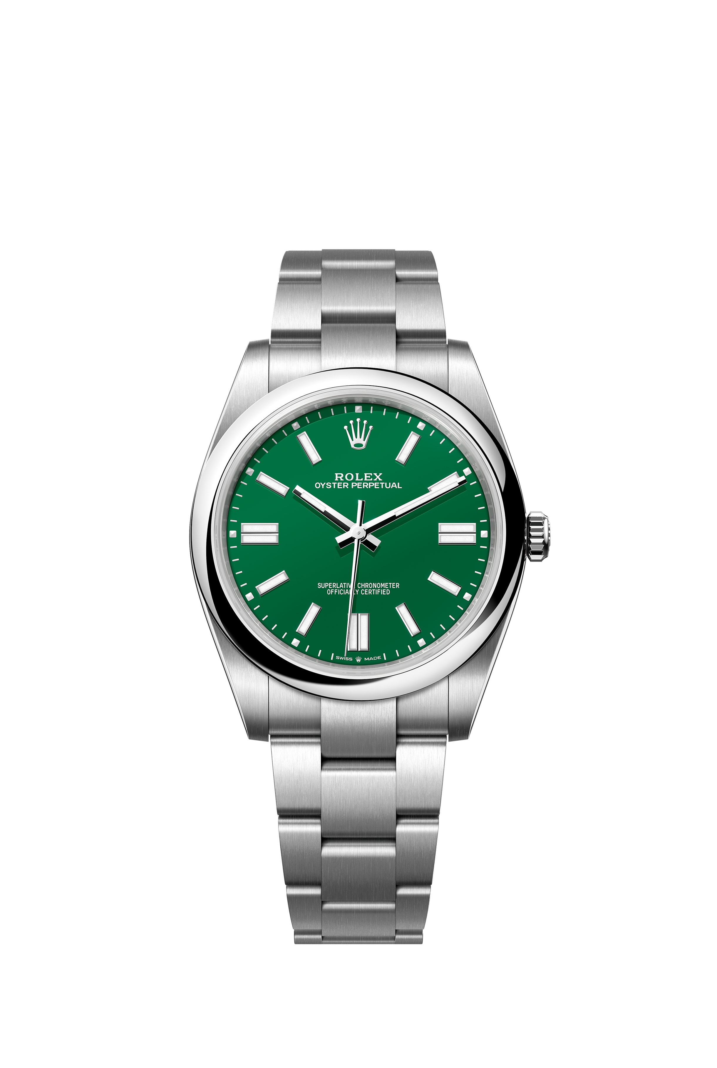 Rolex 134300 Oyster Perpetual 41 Oystersteel Green Dial
