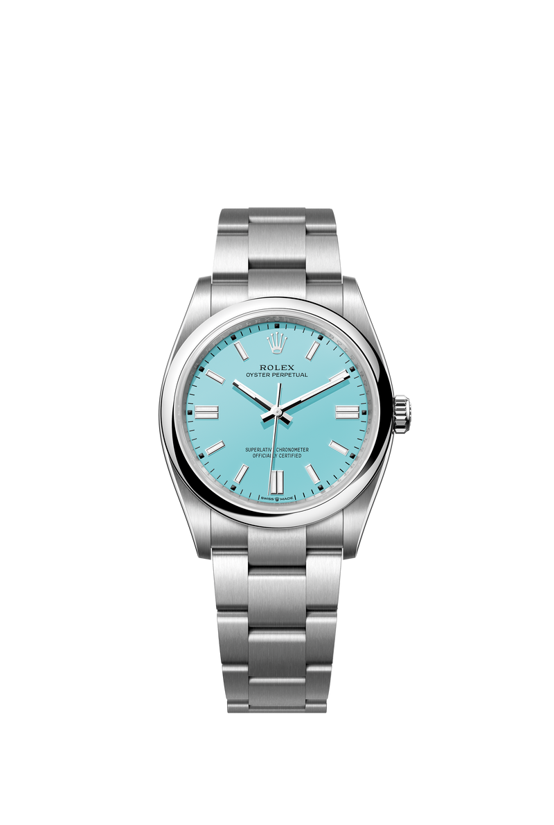 126000 Turquoise Blue Oyster Perpetual Speak Easy Co