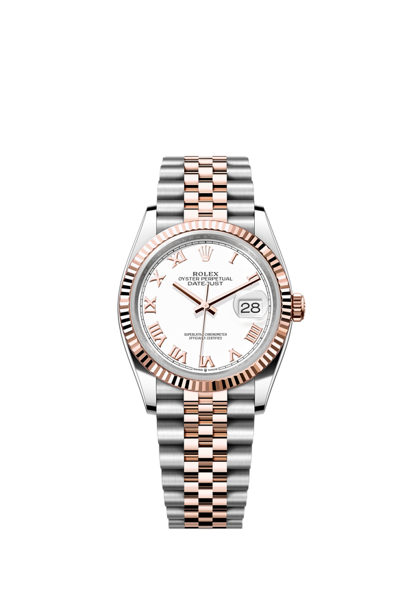126231 White Roman Datejust