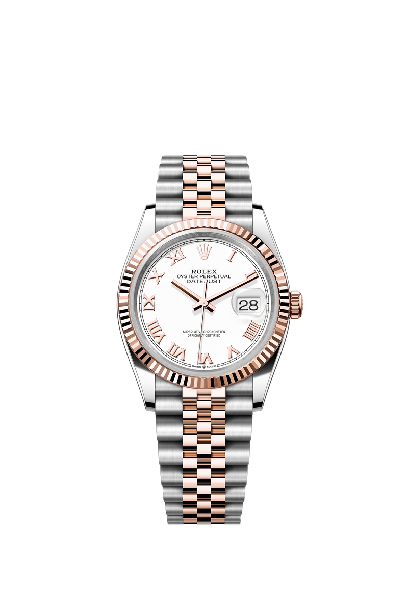 126231 White Roman Datejust