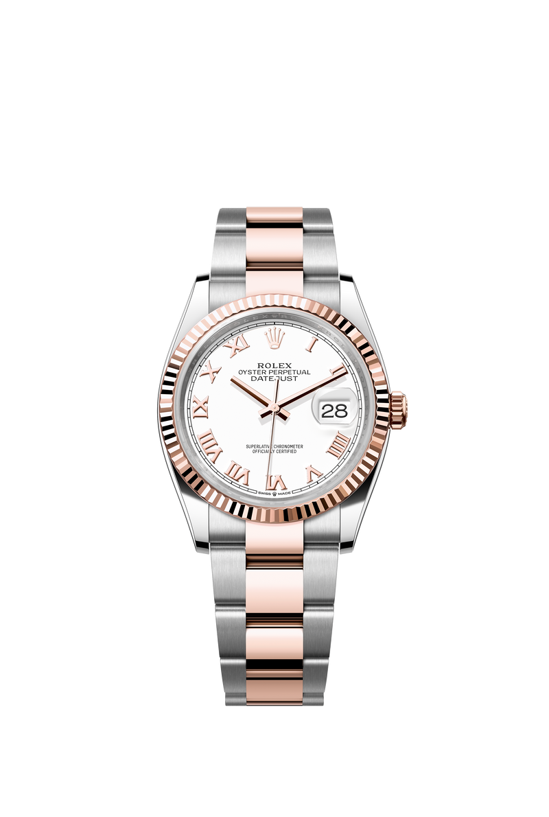 126231 White Roman Numeral Datejust