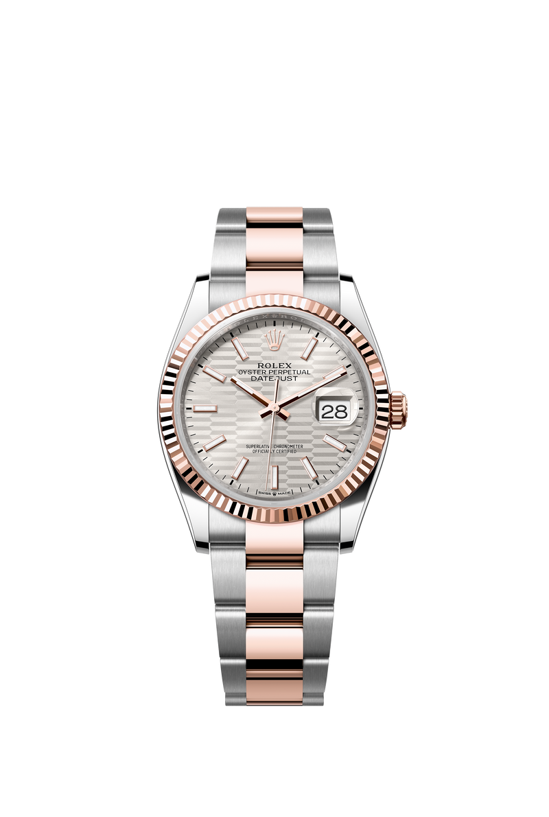 126231 Silver Fluted Datejust