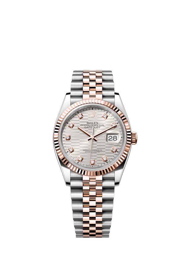 126231 Silver Fluted Datejust