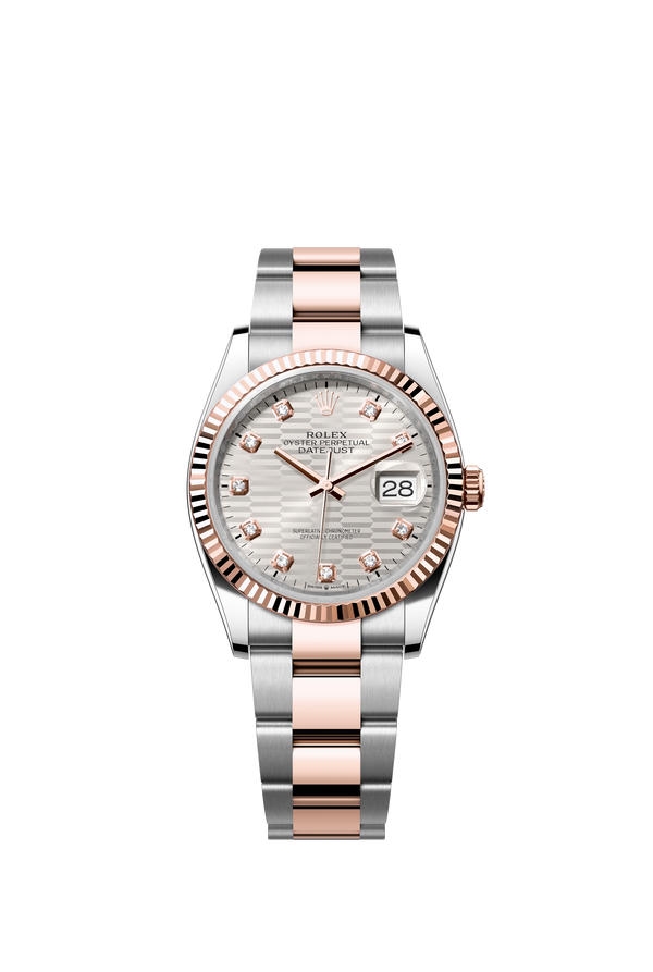 126231 Silver Fluted Datejust