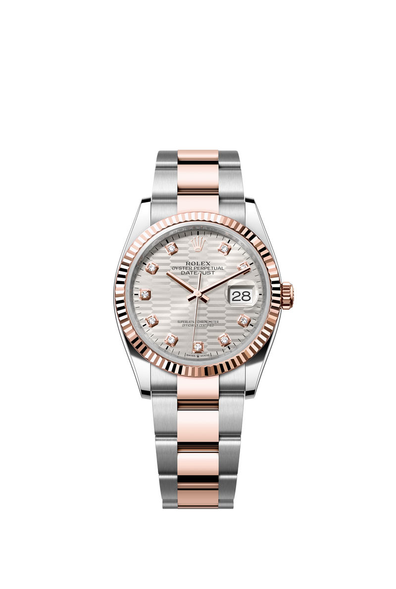 126231 Silver Fluted Datejust