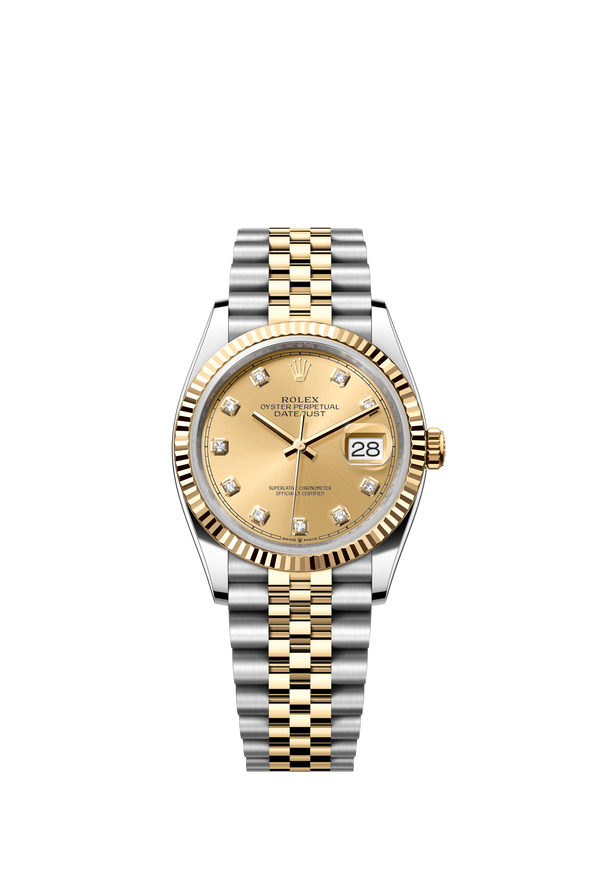 126233 Champagne Diamond Set Datejust