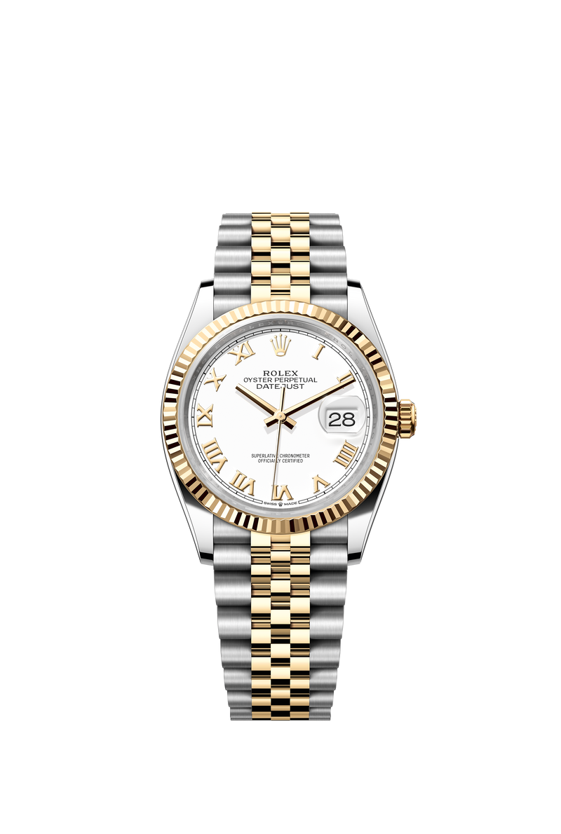 126233 White Roman Datejust