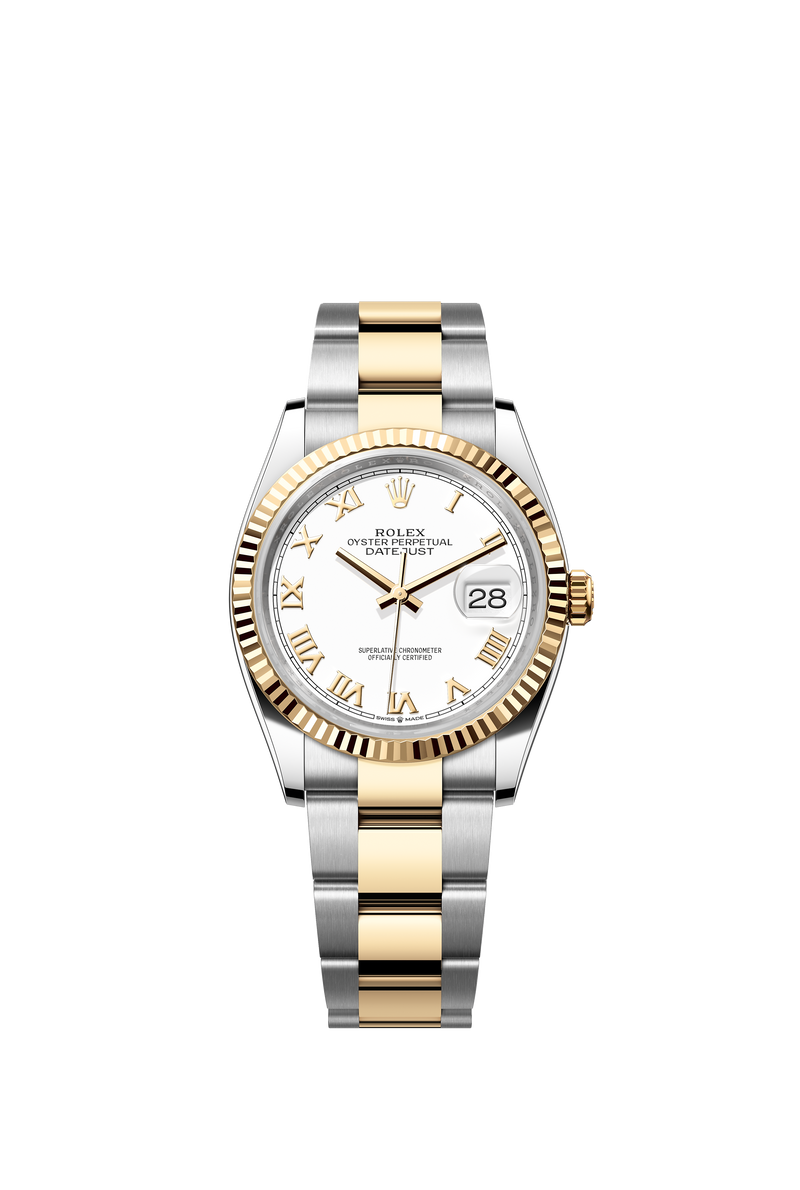 126233 White Roman Datejust