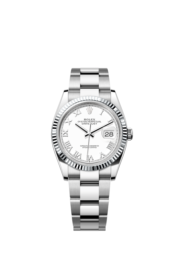126234 White Roman Datejust