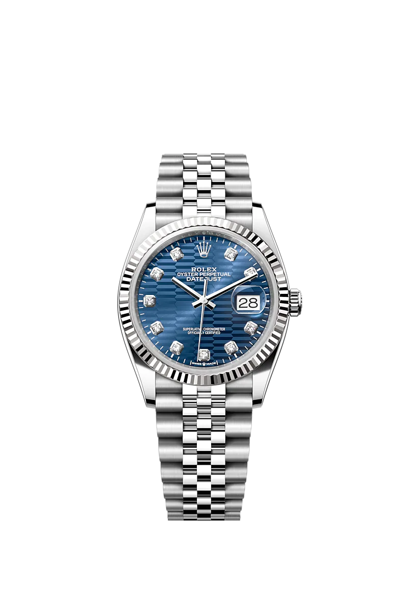 126234 Blue Fluted Datejust