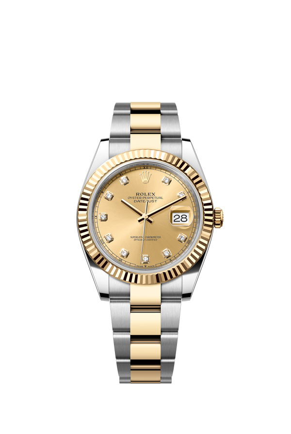 126333 Champagne Diamond Set Datejust