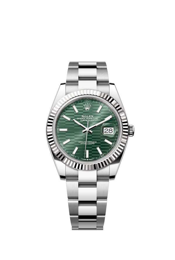 126334 Mint Green Fluted Datejust