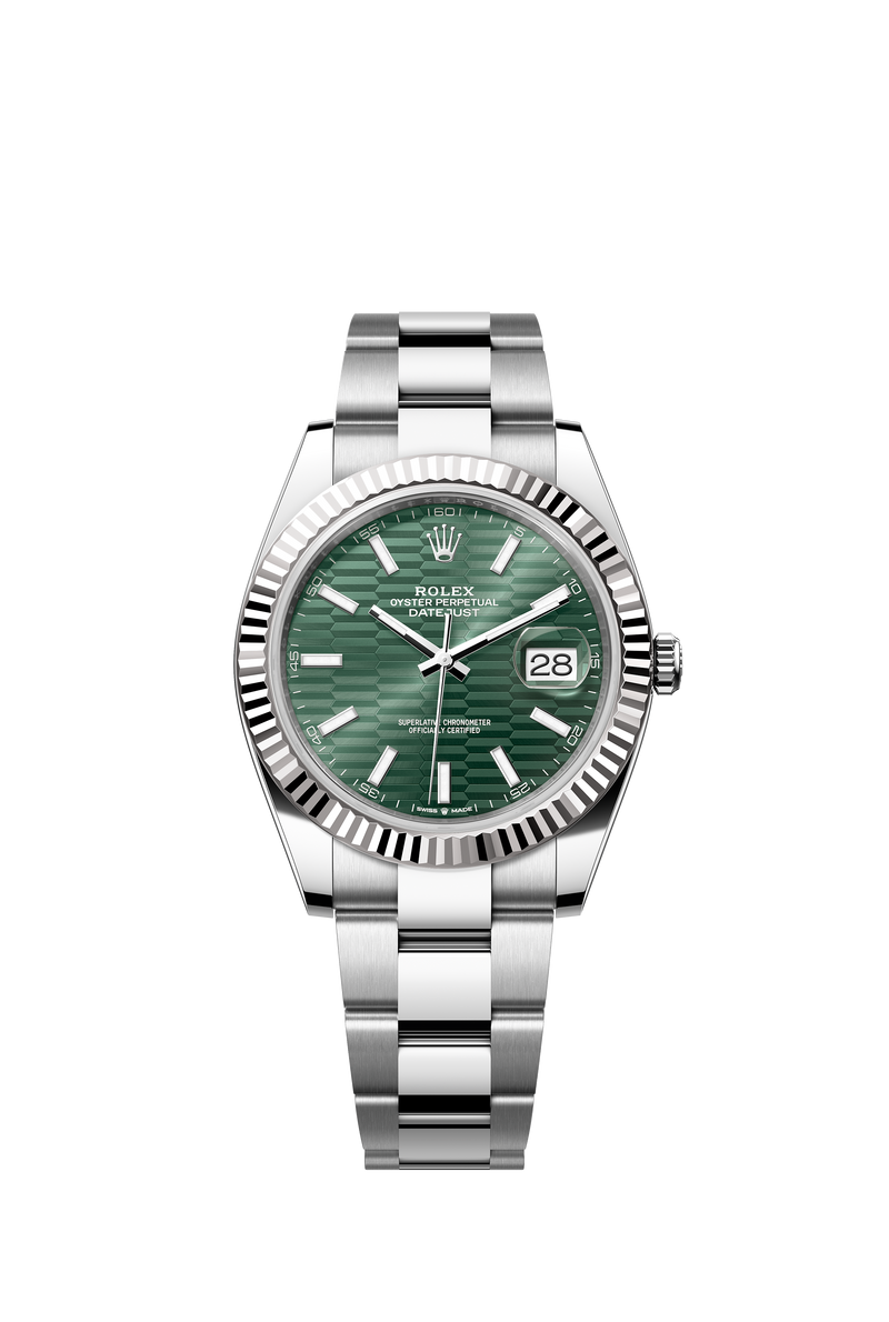 126334 Mint Green Fluted Datejust
