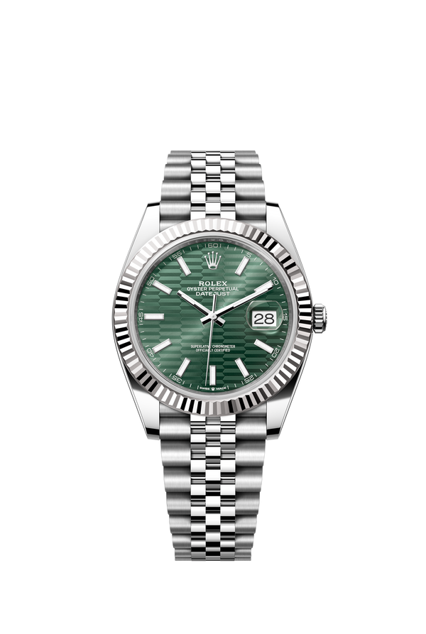 126334 Mint Green Fluted Datejust
