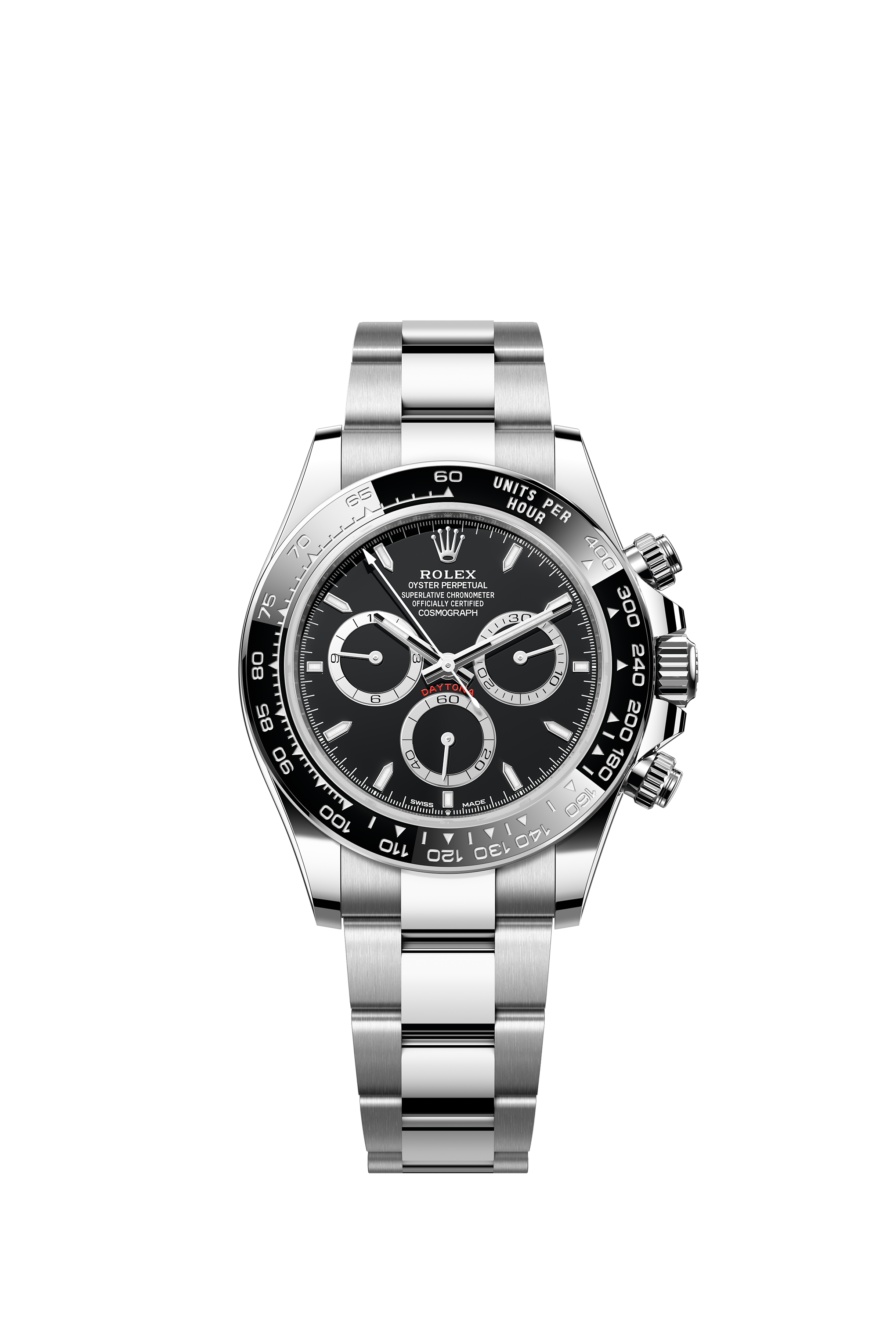 Rolex 126500LN Cosmograph Daytona Oystersteel Black Dial