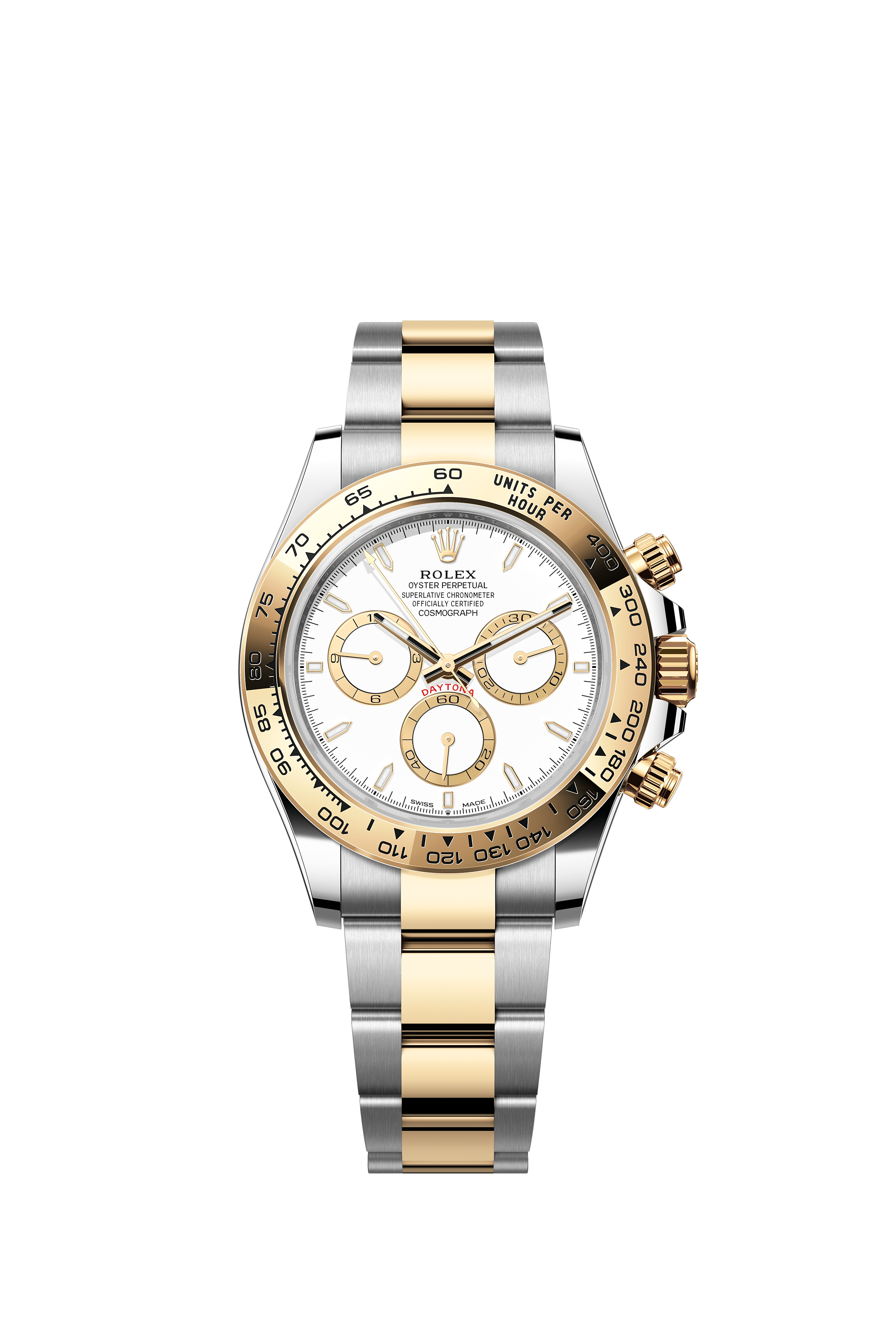 Rolex 126503 Cosmograph Daytona Yellow Rolesor White Dial