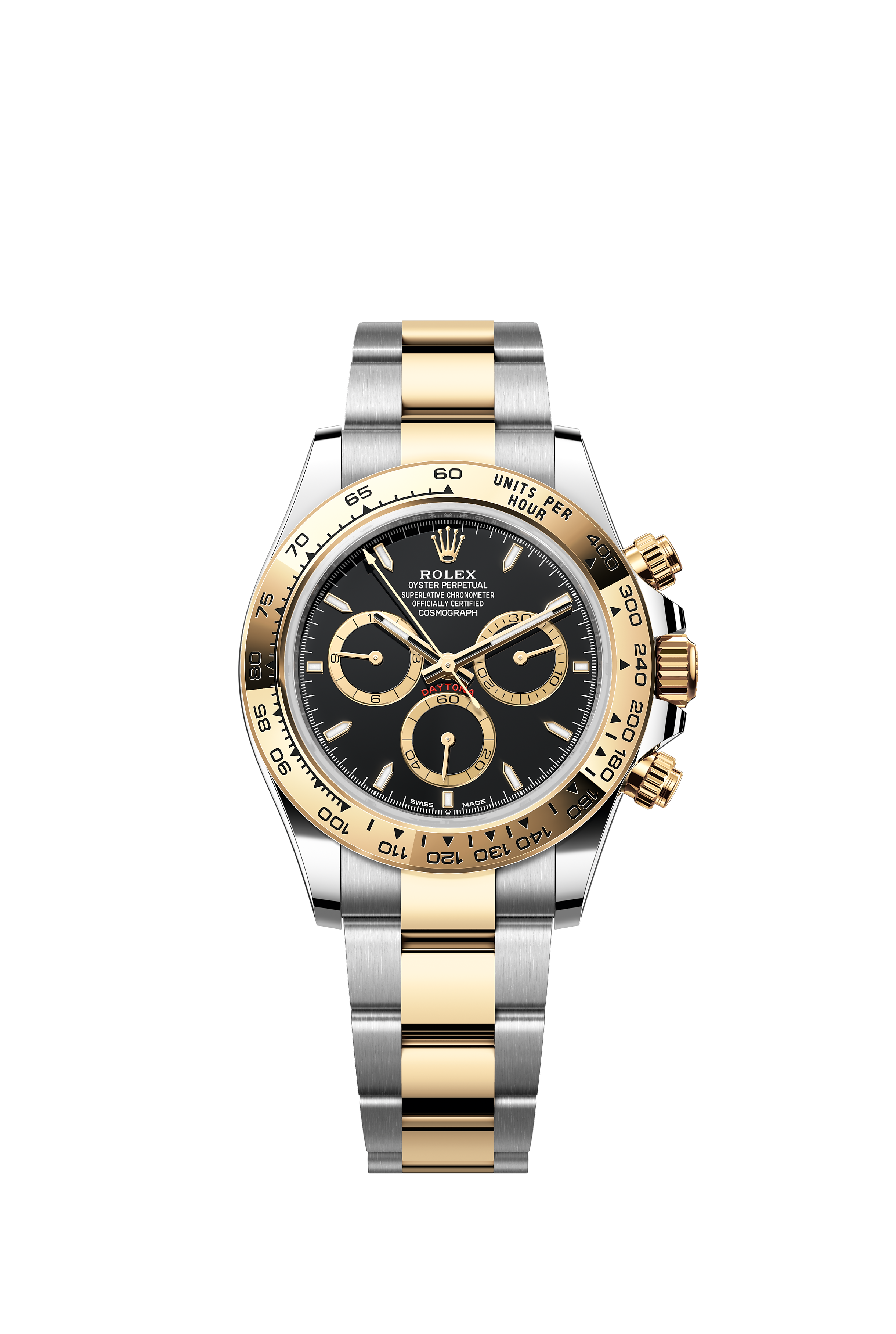 Rolex 126503 Cosmograph Daytona Yellow Rolesor Black Dial