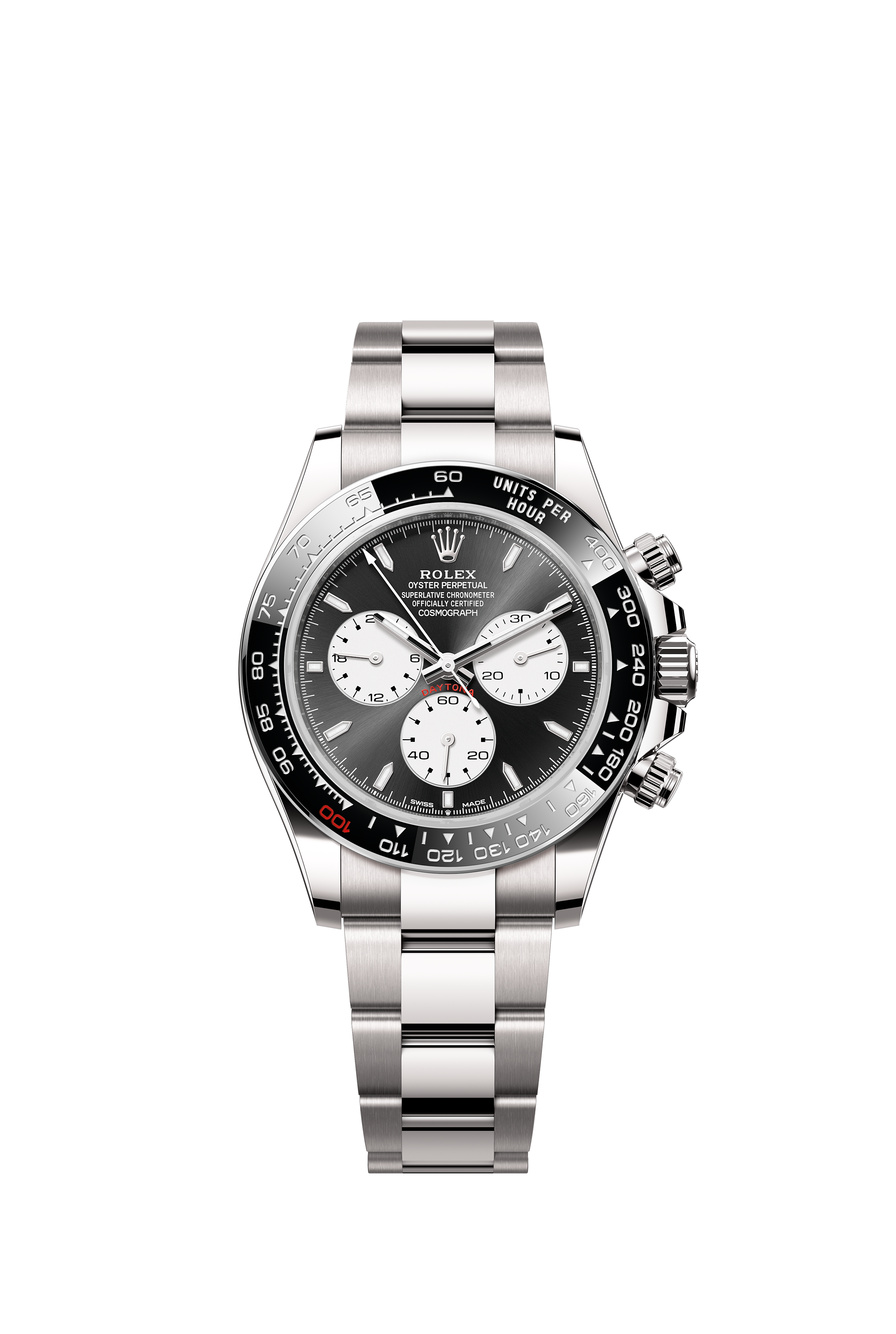 Rolex 126529LN Cosmograph Daytona White Gold Bright Black and Intense White Dial