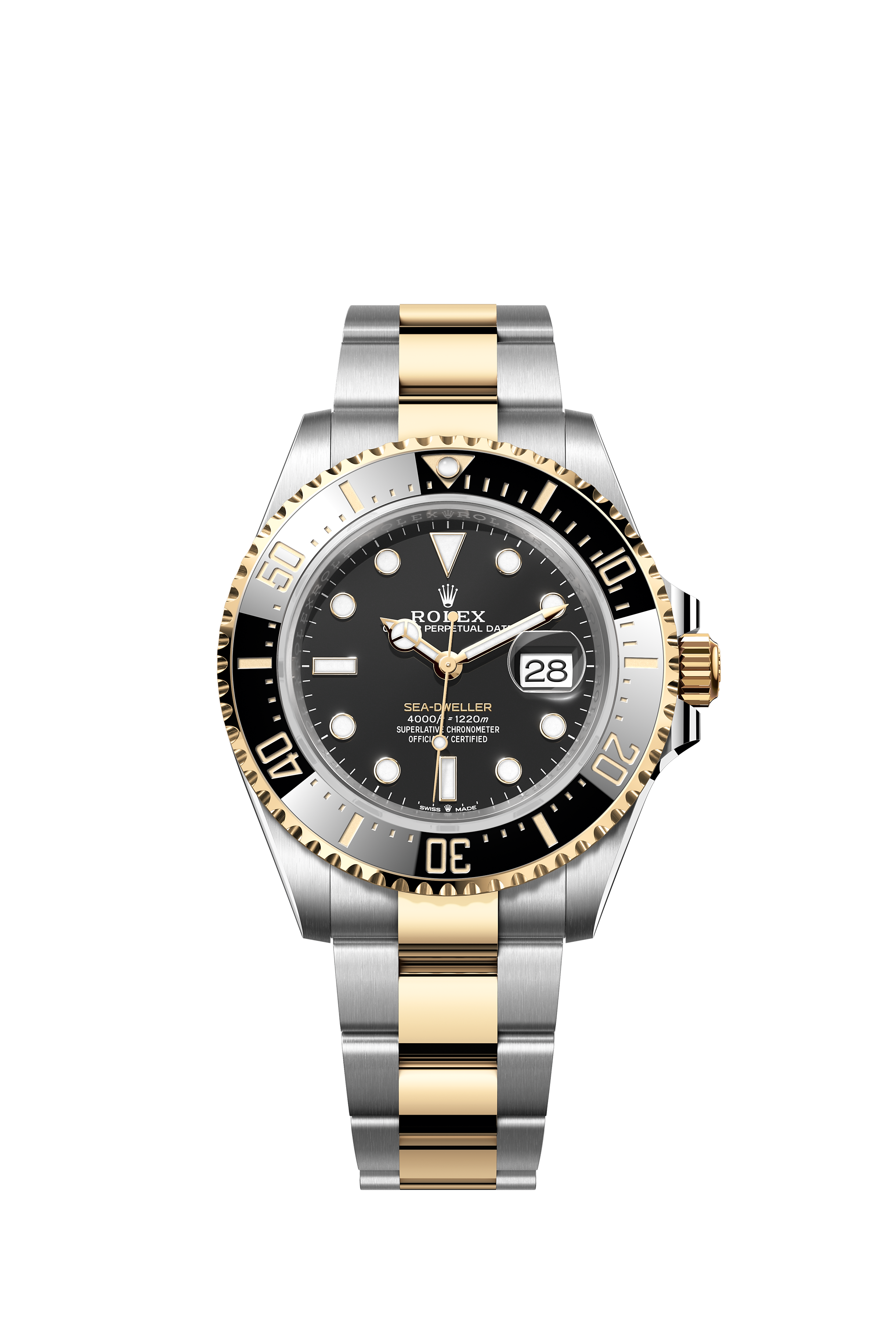 Rolex 126603 Sea-Dweller Yellow Rolesor Intense Black Dial
