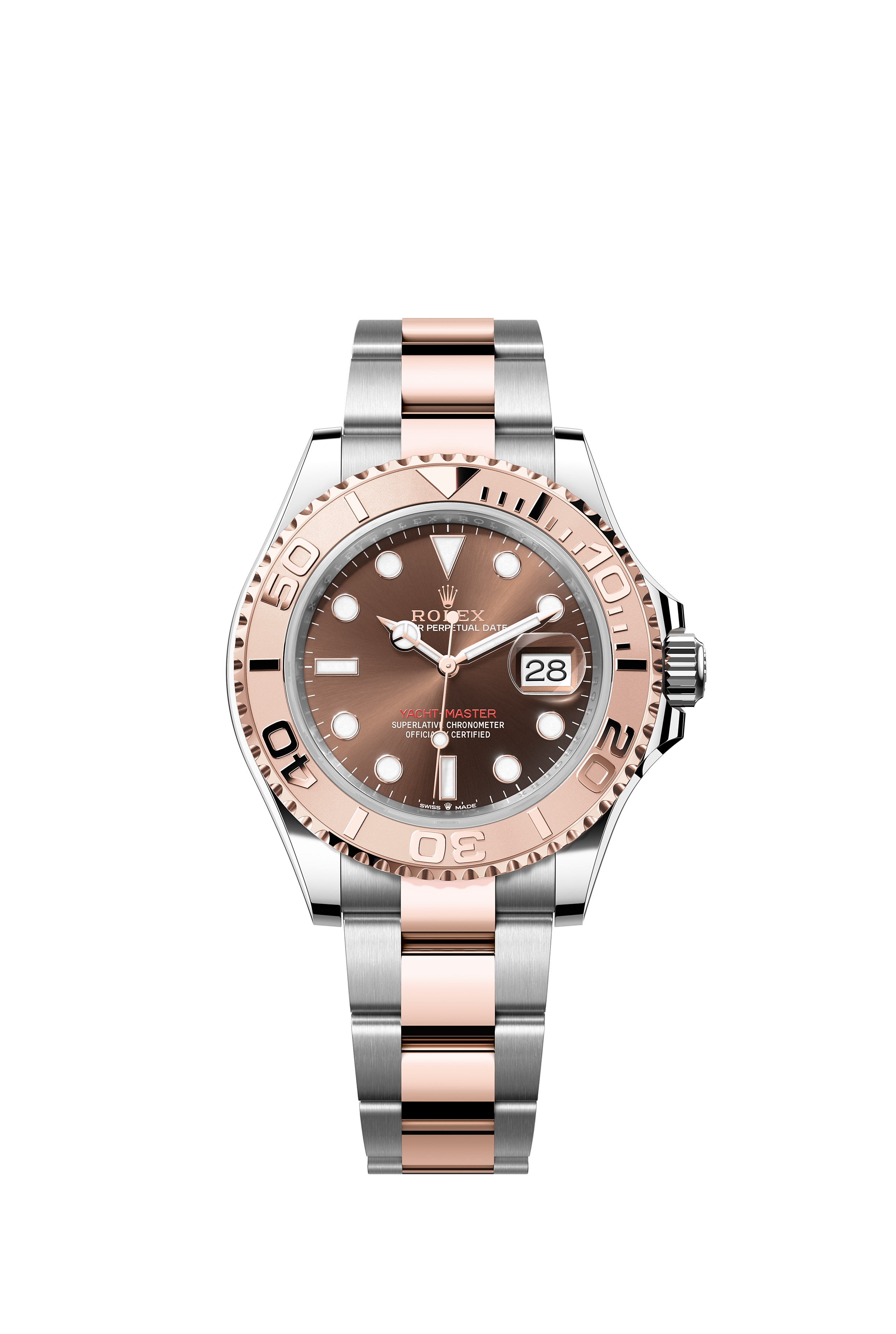 Rolex 126621 Yacht-Master 40 Everose Rolesor Chocolate Dial